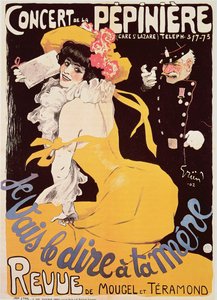 Póster para el Concert de la Pepiniere, 1902